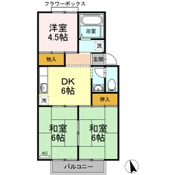 プレジール鈴蘭台・の物件間取画像